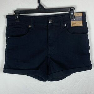 High Rise MIDI Jean Shorts black. Aeropostale. 3 inch in-seam. NWT
